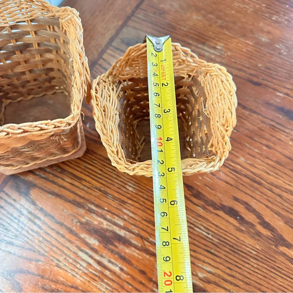 Handcrafted Wicker Basket Set
